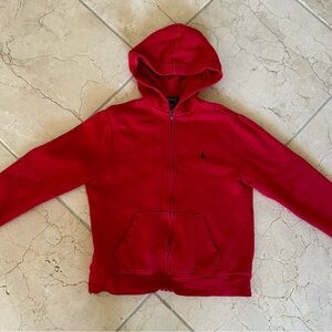 Boys red Polo Ralph Lauren zip up hoodie